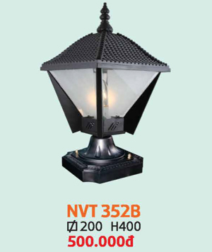 Đèn trụ cổng NVT352B