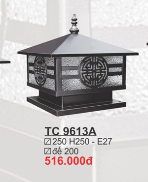 Đèn trụ cổng Sano TC-9613A