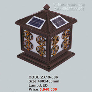 Đèn trụ cổng ZX19-006