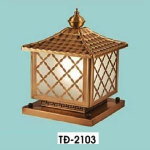 Đèn trụ đồng H320mm TĐ2103