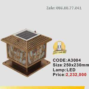 Đèn Trụ Rào NLMT A3004