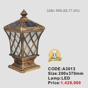 Đèn Trụ Rào NLMT A3013
