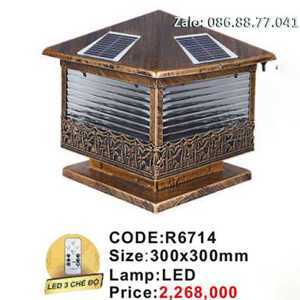 Đèn Trụ Rào NLMT R6714