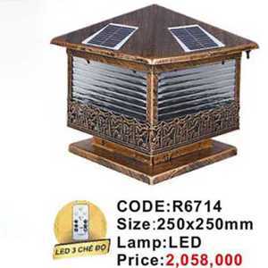 Đèn Trụ Rào NLMT R6714