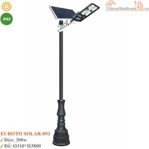 Đèn trụ sân vườn năng lượng mặt trời Solar TRU 093