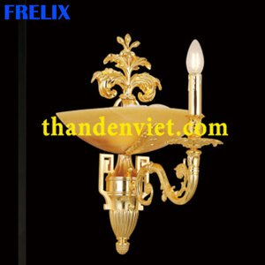 Đèn tường đồng đá nến 9360-1