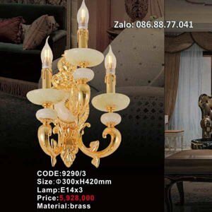 Đèn tường đồng ML-9290-3 24K
