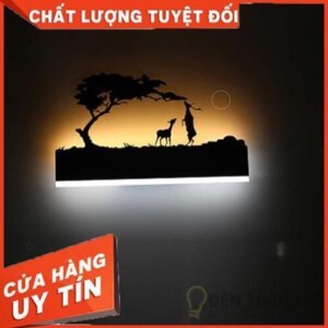 Đèn tường hắt led hai con hươu