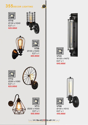 Đèn tường hiện đại VT.10