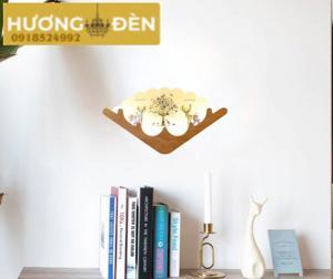 Đèn tường led 3D cây sắc màu