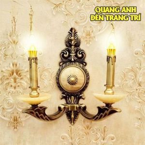 Đèn tường nến đồng đôi 9263-2