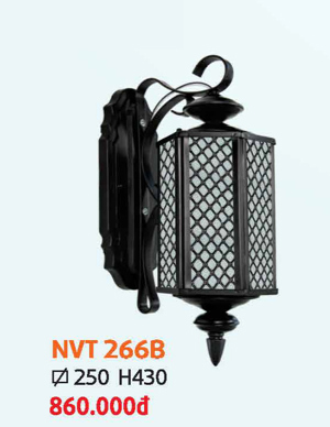 Đèn tường ngoài trời NVT 266B