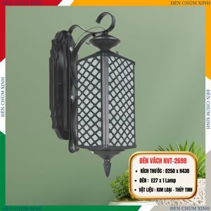 Đèn tường ngoài trời NVT 269B