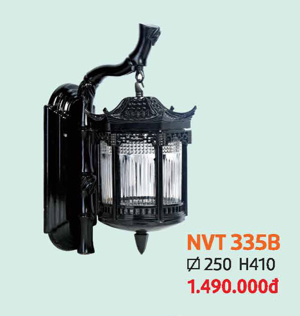 Đèn tường ngoài trời NVT 335B