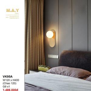 Đèn tường thân inox vàng VK95A