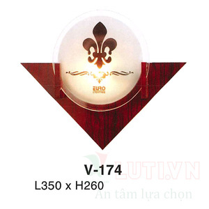 Đèn tường thủy tinh V-174