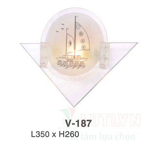 Đèn tường thủy tinh V-187