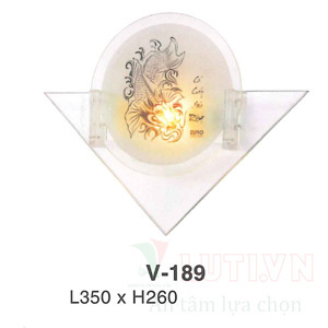 Đèn tường thủy tinh V-189