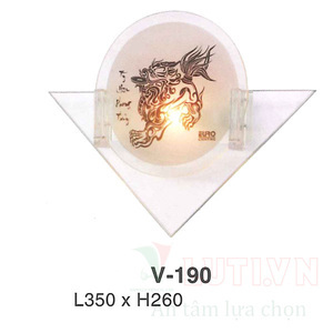 Đèn tường thủy tinh V-190