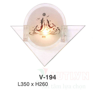 Đèn tường thủy tinh V-194