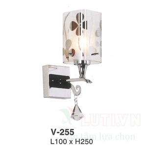 Đèn tường thủy tinh V-255