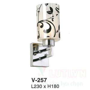 Đèn tường thủy tinh V-257