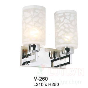 Đèn tường thủy tinh V-260