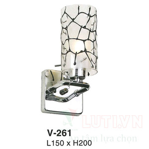 Đèn tường thủy tinh V-261