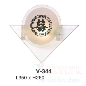 Đèn tường thủy tinh V-344