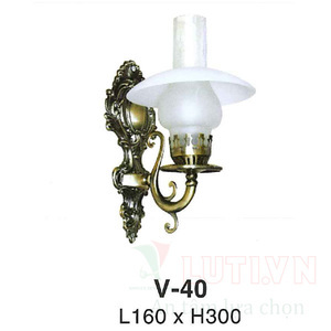 Đèn tường thủy tinh V-40