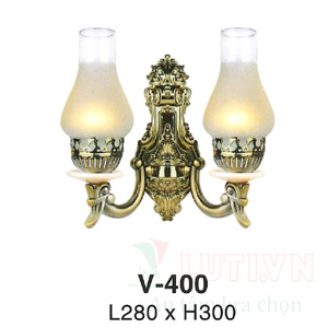 Đèn tường thủy tinh V-400