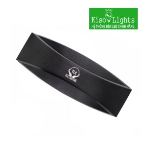 Đèn tường trang trí cao cấp hình bầu dục thân đen TLC-ĐTT-BDTĐ-06W-02