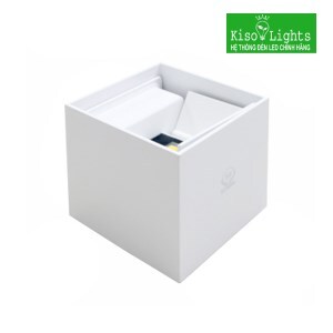 Đèn tường trang trí hình vuông cao cấp vỏ trắng TLC-ĐTT-HVTT-06W-02