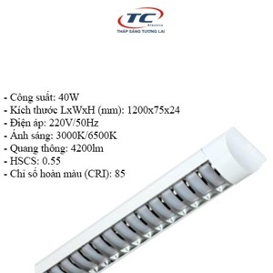 Đèn tuýp bán nguyệt chiếu sâu 40w KDLD8402 Duhal