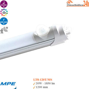 Đèn tuýp LED T8 cảm biến MPE LT8-120T/MS 1m2