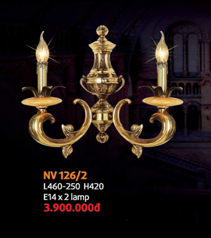 Đèn vách đồng NV 126/2