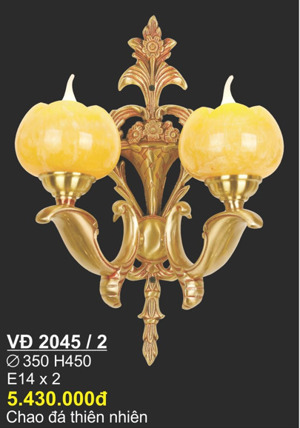 Đèn vách gắn tường đồng trang trí VD-2045/2
