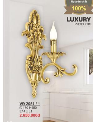 Đèn vách gắn tường đồng trang trí VD 2051/1
