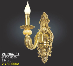 Đèn vách gắn tường đồng trang trí VD-2047/1
