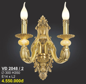 Đèn vách gắn tường đồng VD-2048/2