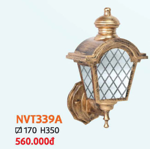 Đèn vách ngoài trời NVT-339A