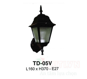 Đèn vách ngoài trời TD-05V