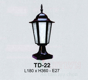 Đèn vách ngoài trời TD-22