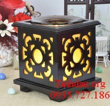 Đèn xông tinh dầu gỗ cao cấp M0093