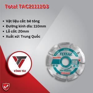 Đĩa cắt gạch khô hợp kim Total TAC2111103