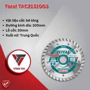 Đĩa cắt gạch khô ướt Total TAC2131003, 100x16mm