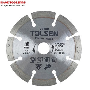 Đĩa cắt gạch Tolsen 76700 (100 x 16 mm)