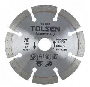 Đĩa cắt gạch Tolsen 76700 (100 x 16 mm)