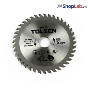 Đĩa cắt gỗ 24 răng 185mm Tolsen 76430