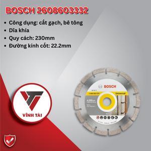 Đĩa cắt kim cương 230mm Bosch 2608603332